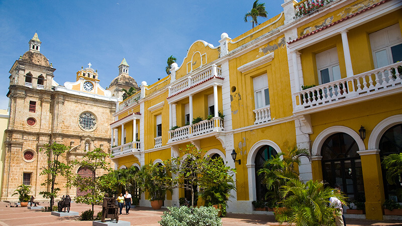 Streets of Cartegena Colombia