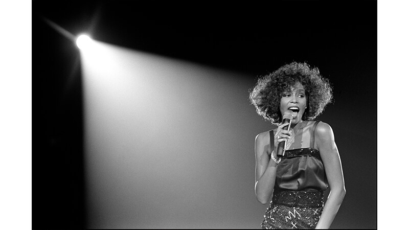 Whitney Houston singing